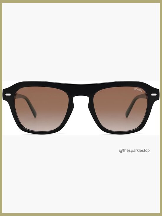 Retro Aviator Polarized Sunglasses for Men Women Vintage Square Shades main image 7